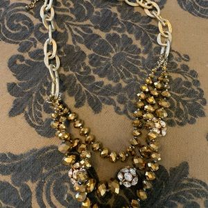Gold chunky necklace